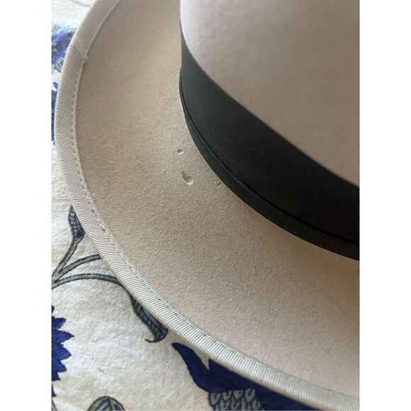 Vintage Beaver Blend Custom Made Rene Menard Chapeau Gray Fedora Gray - Picture 4 of 10